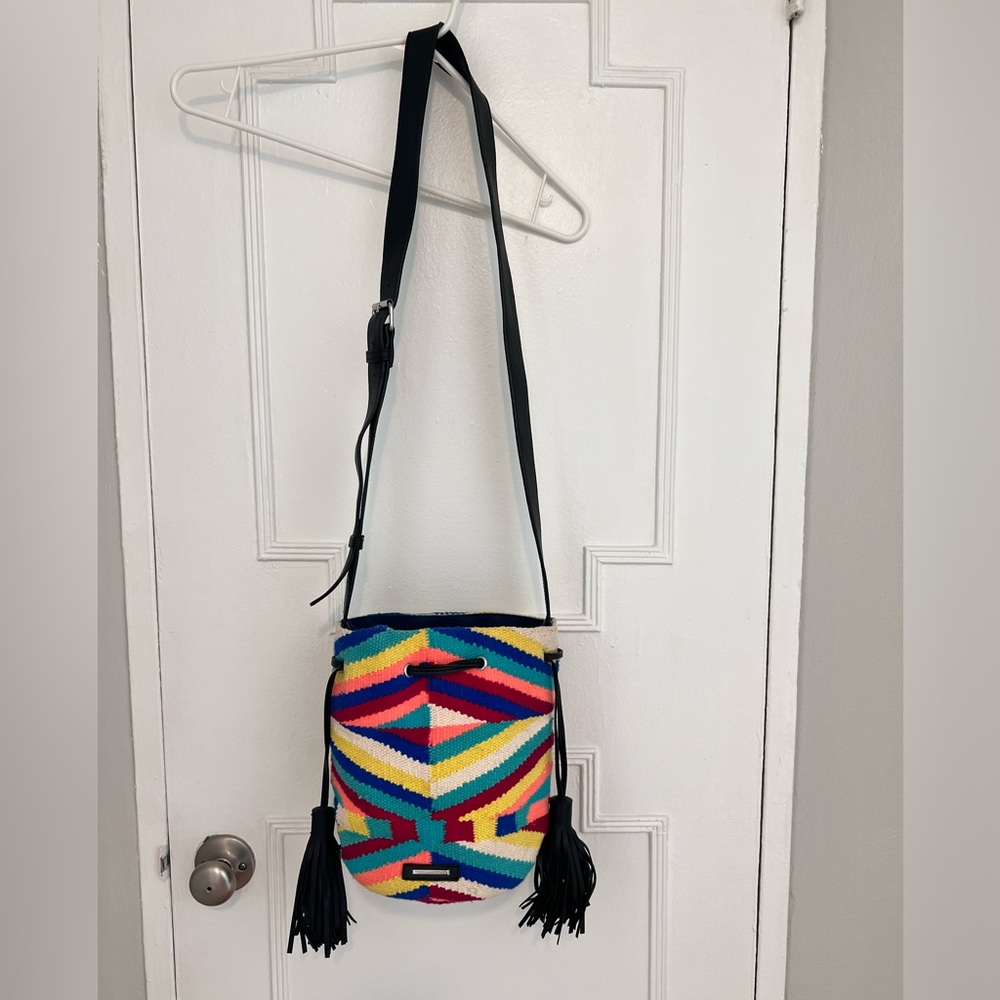 Rebecca Minkoff fabric bucket bag!